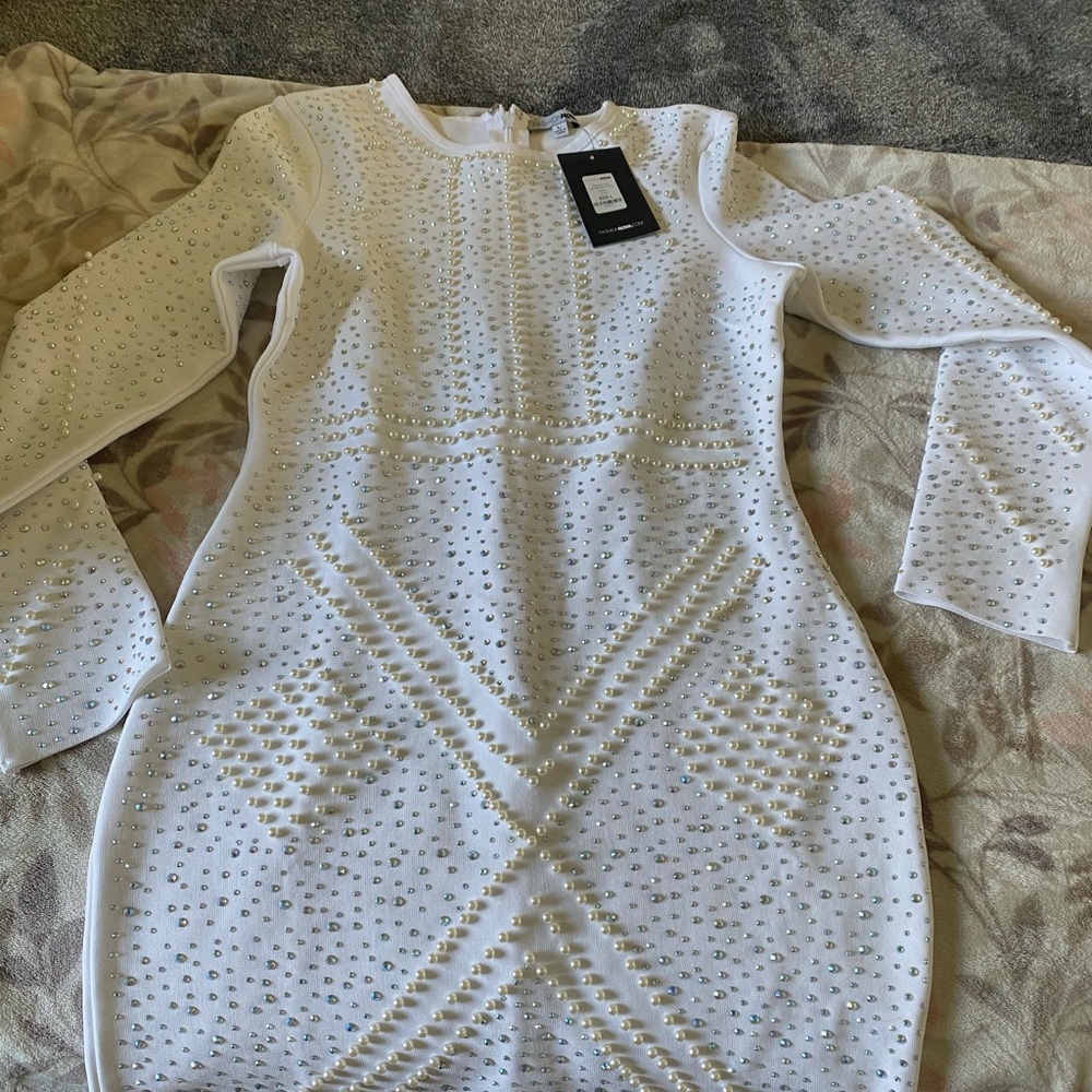 white dress